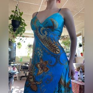 The most gorgeous vintage Sue Wong silk beaded dress